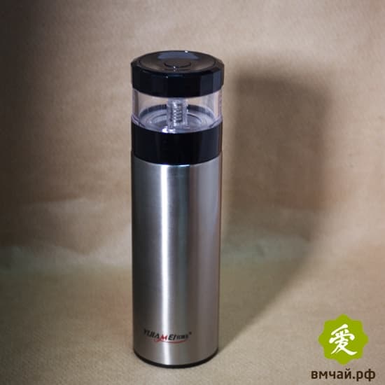 Чайная колба со сливом (металлическая) 420 мл