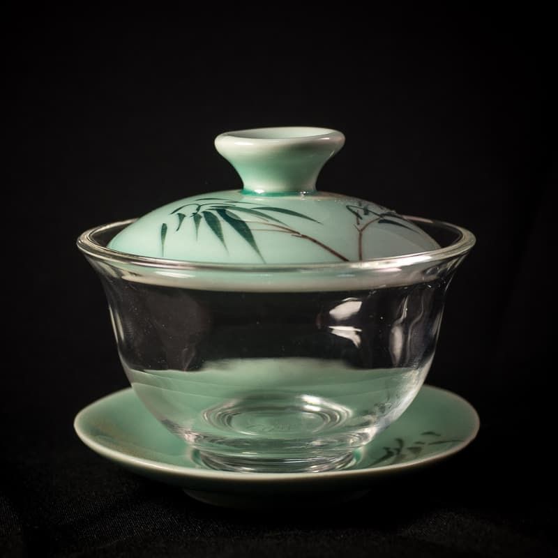 Гайвань 002, стекло, фарфор, 100 мл