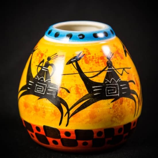 Калабас фарфоровый "Всадники"