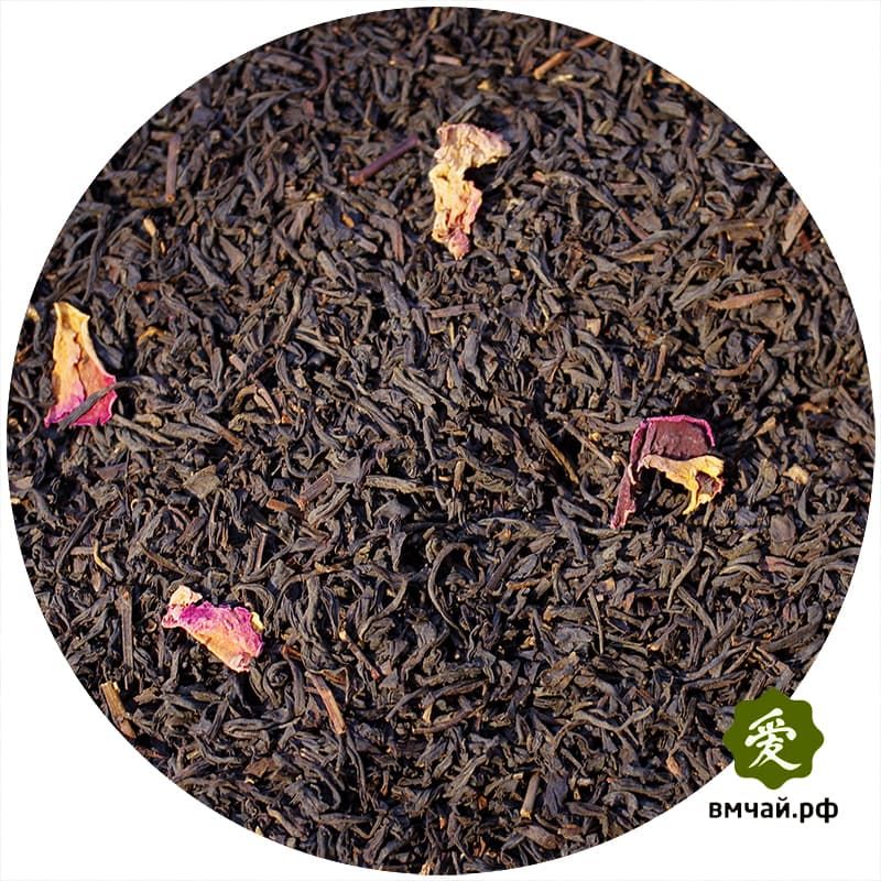 Чай Мэй Гуй Хун Ча с розой 