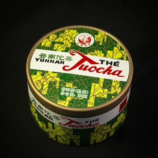 Шу Пуэр, То Ча Сягуань Ся Фа Тоу «Сосна и аист», 2017 год, 100 гр.