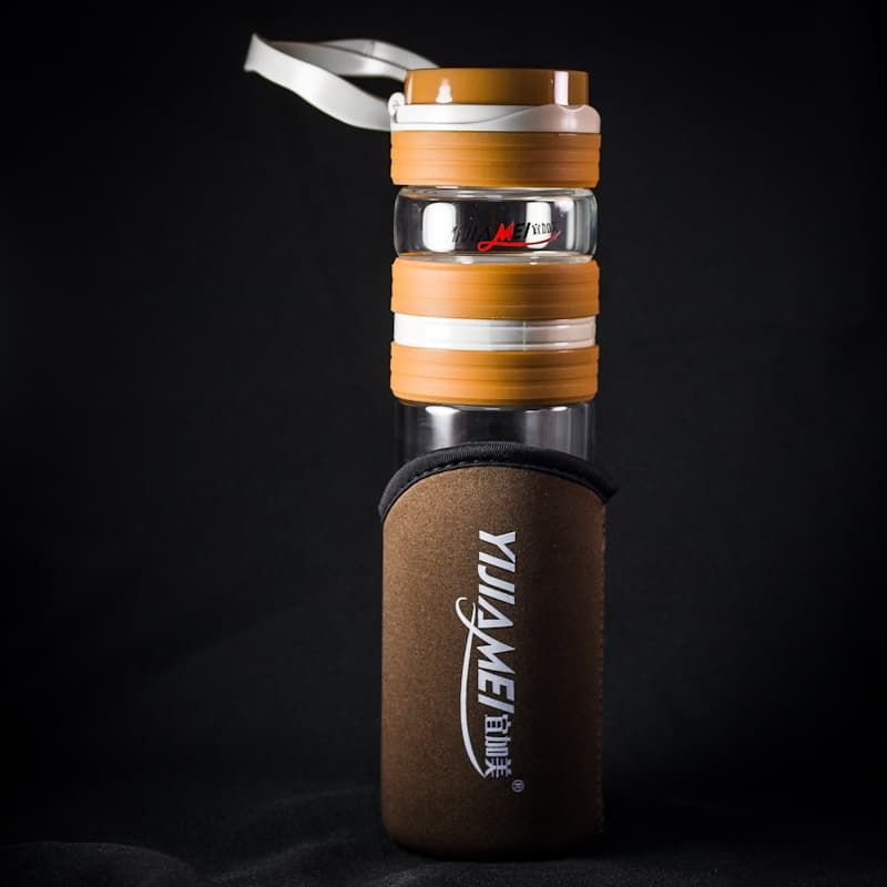 Колба-Бутылка двойное стекло 1, 450 мл