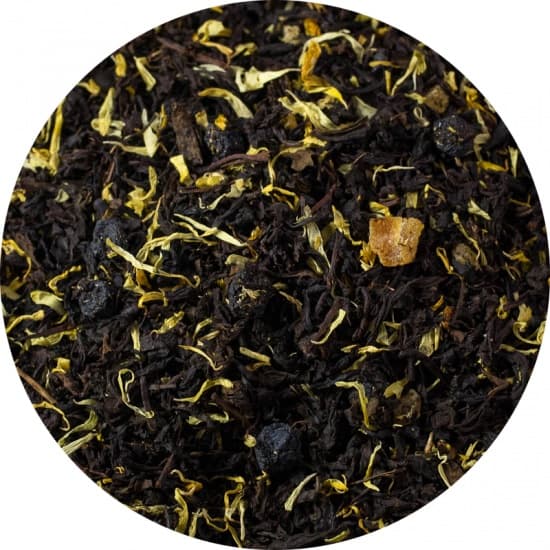 Черный чай с персиком