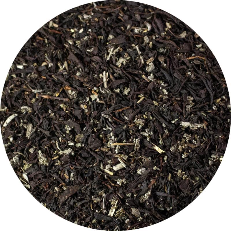 Черный чай с шалфеем 