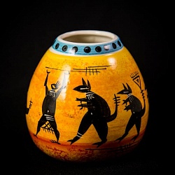 Калабас фарфоровый "Туземцы" - 2