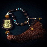 Чётки с Хотеем, резные