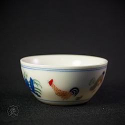 Пиала #873, фарфор, 40 мл - 2