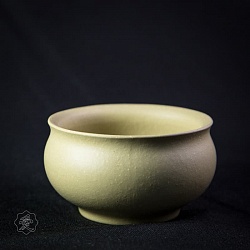 Глиняная чашка бежевая 70 мл - 4