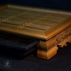 Чабань бамбук резная, 37*26*7 см - 2