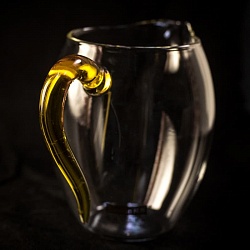 Чахай стекло Bonston G816, 300 мл, желтая ручка - 4