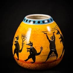 Калабас фарфоровый "Туземцы" - 3