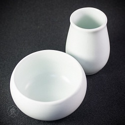 Чайная пара #463 , фарфор - 3