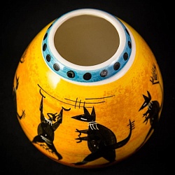 Калабас фарфоровый "Туземцы" - 4