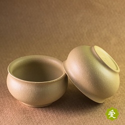 Глиняная чашка бежевая 70 мл - 2