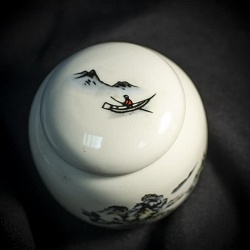 Чайница Пейзаж 220 мл. (Фарфор) - 3