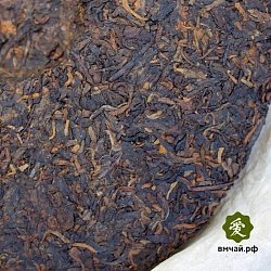 Шу Пуэр, Мэнхай, Банчжан Ван, 2008 год, 357 гр., блин - 3