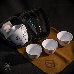 Чайный Набор Бамбук, "Походный" в чехле, 5 предметов - 3