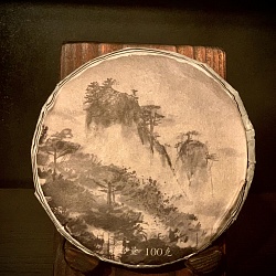 Шу Пуэр Лао Мань Э 2021 г (100г, блин) - 2