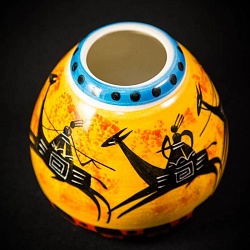 Калабас фарфоровый "Всадники" - 4