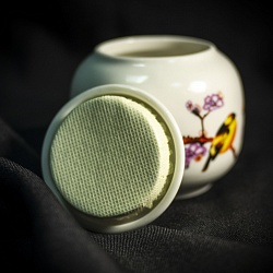 Чайница Птицы 220 мл. (Фарфор) - 3