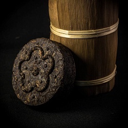 Мей Хуа Бин Ча - Шайба Шу Пуэра в бамбуке, 100 гр - 3