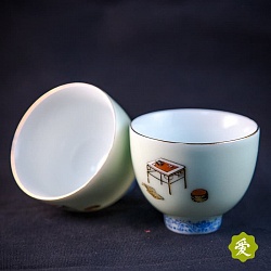 Чашка "чайные мотивы" 40 мл. №2 - 2