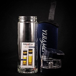 Колба-Бутылка двойное стекло 450 мл - 4