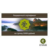 Подарочный сертификат на сумму 5000 р.