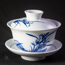 Гайвань 0091, фарфор, 120 мл - 2