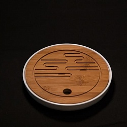 Чабань Круглая 20 см, Бамбук, пластик - 5