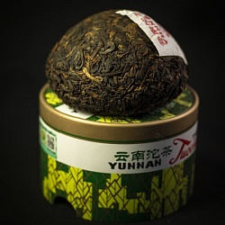 Шу Пуэр, То Ча Сягуань Ся Фа Тоу «Сосна и аист», 2017 год, 100 гр. - 4