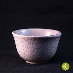 Пиала ручной работы 40 мл.,  розовая - 2