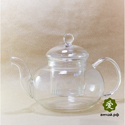 Чайник из жаропрочного стекла "Смородина" с заварочной колбой, 600 мл - 2